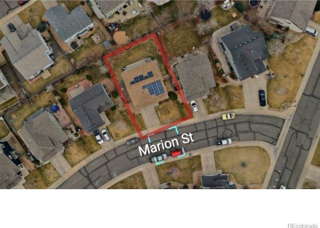 map / location with property boundaries highlighted