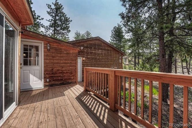 14694 Crooked Trail Rd, Woodland Park, CO 80863 - view of deck