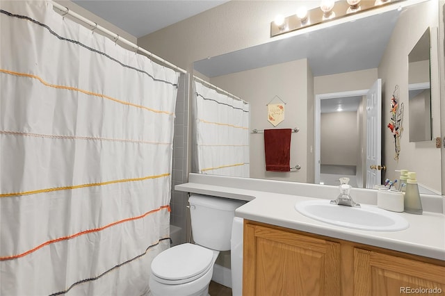 12585 S Beaver Creek Way, Parker, CO 80134 - full bathroom featuring vanity and shower / bath combo