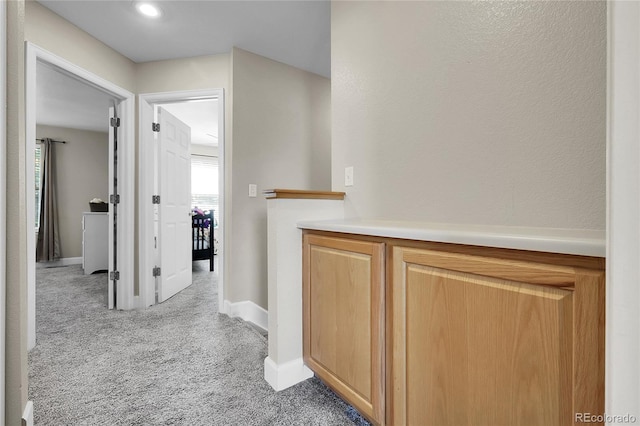 12585 S Beaver Creek Way, Parker, CO 80134 - hallway featuring carpet flooring and baseboards