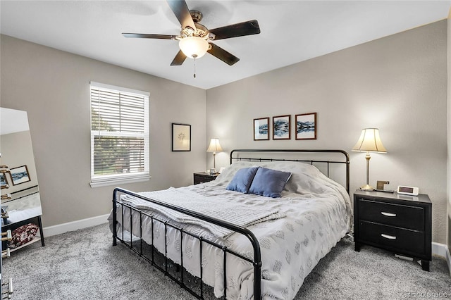 12585 S Beaver Creek Way, Parker, CO 80134 - carpeted bedroom with baseboards and a ceiling fan