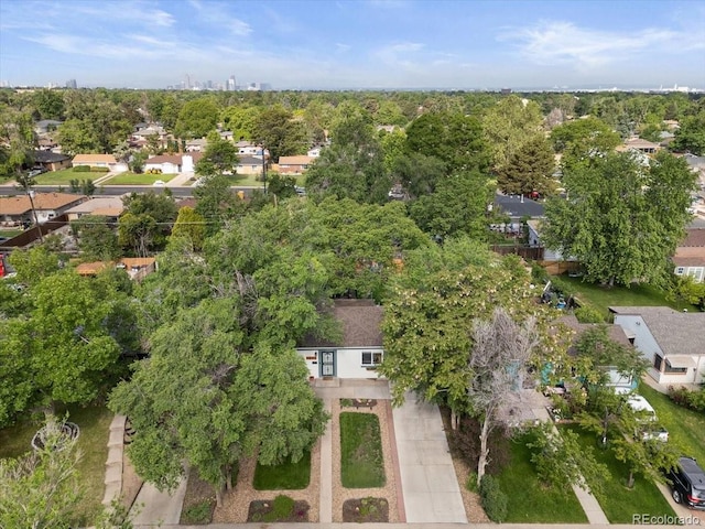 2967 Olive St, Denver, CO 80207 - aerial view of property and surrounding area with nearby suburban area