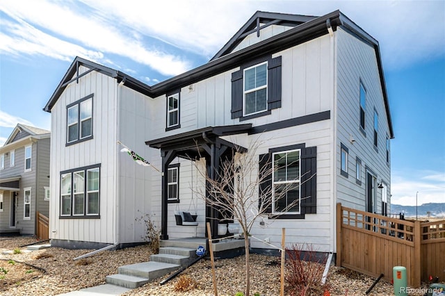 8358 Howell St Unit B, Arvada, CO 80005 - modern farmhouse style home featuring board and batten siding
