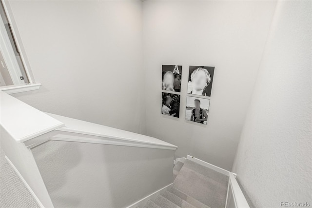 8358 Howell St Unit B, Arvada, CO 80005 - stairway with baseboards and carpet