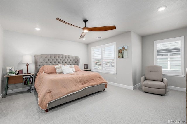 8358 Howell St Unit B, Arvada, CO 80005 - carpeted bedroom with recessed lighting and a ceiling fan