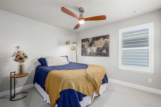8358 Howell St Unit B, Arvada, CO 80005 - carpeted bedroom with baseboards and ceiling fan