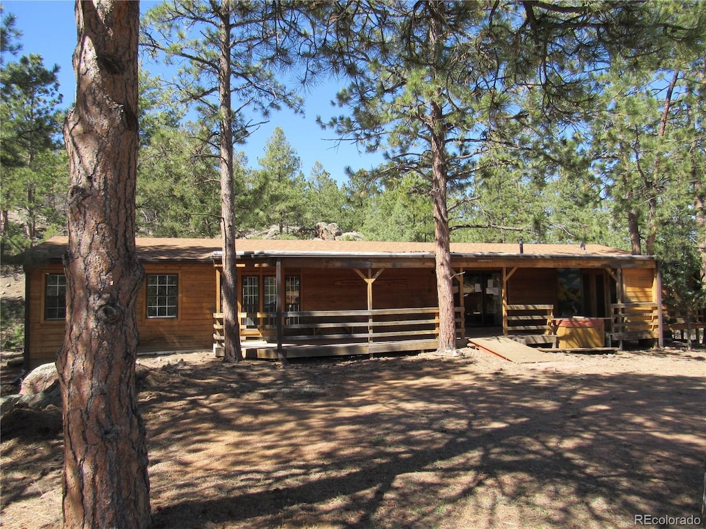 view of front of home