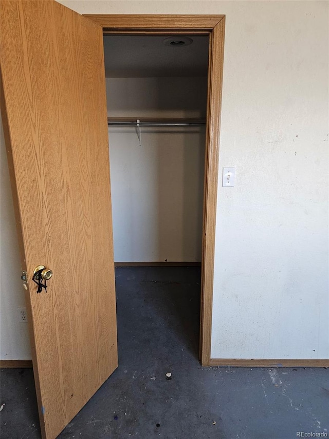 view of closet