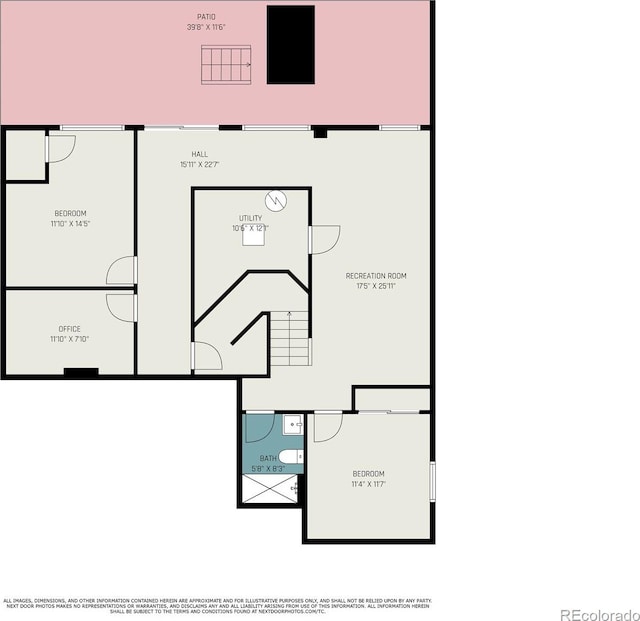 6039 S Ukraine Cir, Aurora, CO 80015 - home floor plan