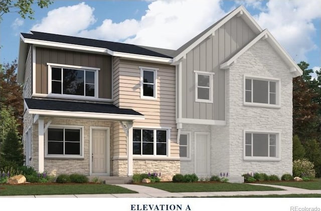 3871 W 82nd Ln, Westminster, CO 80031 - craftsman inspired home with board and batten siding and stone siding