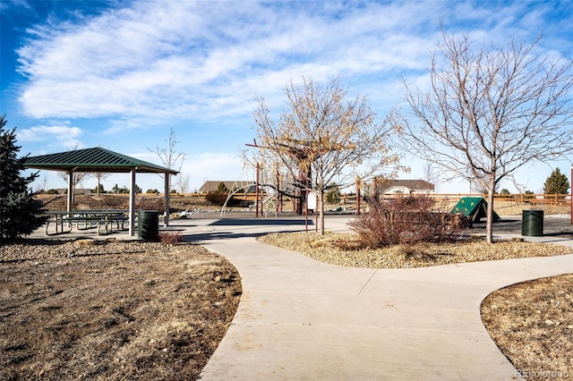 935 Green Gables Cir, Bennett, CO 80102 - surrounding community featuring a gazebo