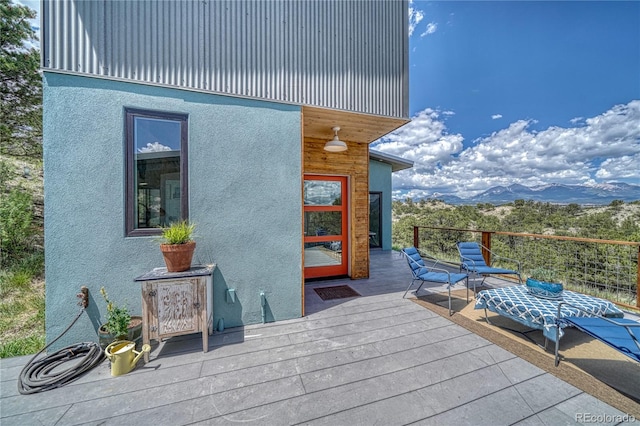 6644 County Road 110, Salida, CO 81201 - view of wooden deck