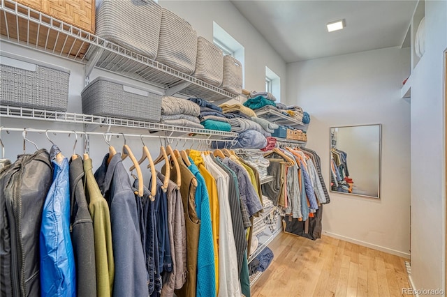 6644 County Road 110, Salida, CO 81201 - walk in closet featuring wood finished floors