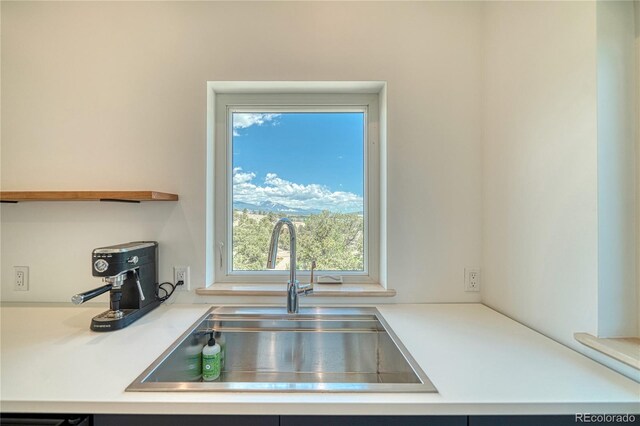 6644 County Road 110, Salida, CO 81201 - kitchen with a sink and light countertops