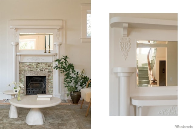 3330 Bruce Randolph Ave, Denver, CO 80205 - bathroom with a fireplace and healthy amount of natural light