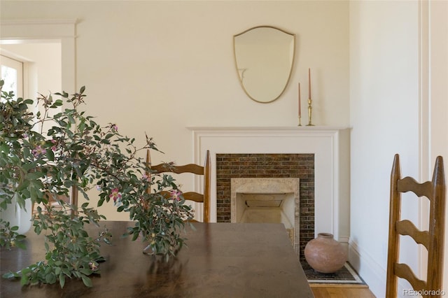 3330 Bruce Randolph Ave, Denver, CO 80205 - dining room with wood finished floors