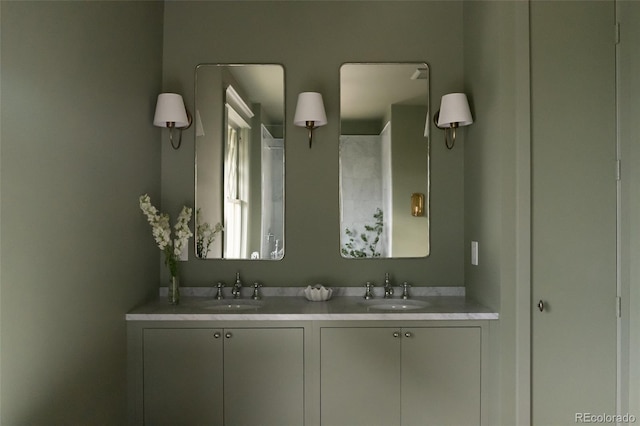 3330 Bruce Randolph Ave, Denver, CO 80205 - bathroom with double vanity
