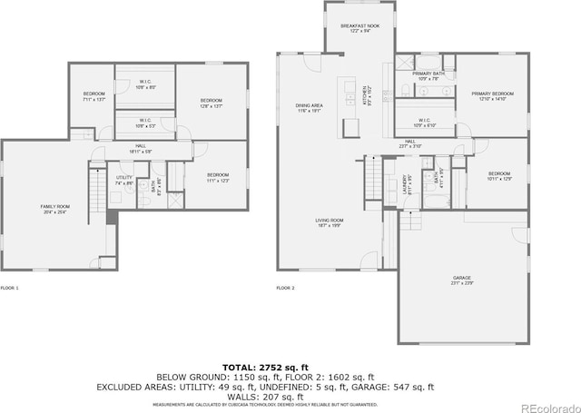 3245 S Kendall St, Denver, CO 80227 - view of floor plan / room layout