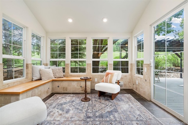 2037 River W Dr, Windsor, CO 80550 - sunroom with lofted ceiling and recessed lighting