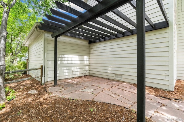 2037 River W Dr, Windsor, CO 80550 - view of patio with a pergola