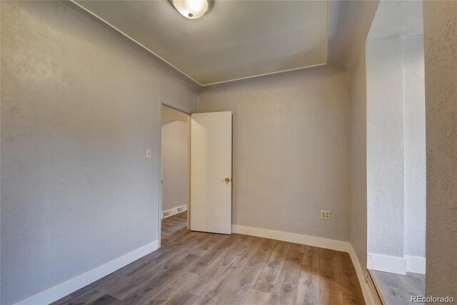 4514 Bryant St, Denver, CO 80211 - empty room with wood finished floors and baseboards