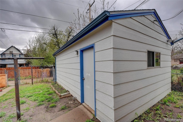 4514 Bryant St, Denver, CO 80211 - view of outbuilding featuring fence