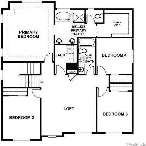 3819 Emerald Shore Cir, Loveland, CO 80538 - view of floor plan / room layout