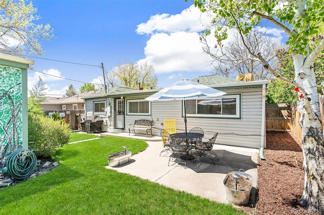 2252 Lamar St, Edgewater, CO 80214 - rear view of property with a patio