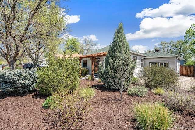 2252 Lamar St, Edgewater, CO 80214 - rear view of property featuring fence