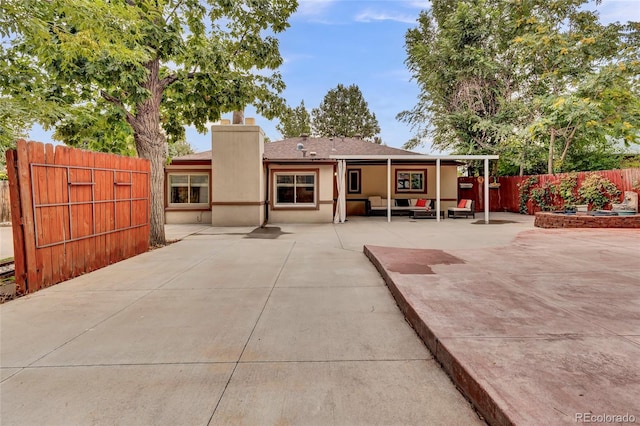 exterior space featuring a patio