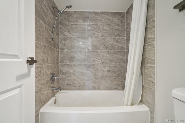 540 S Forest St Unit 3-204, Denver, CO 80246 - full bathroom featuring shower / bathtub combination with curtain and toilet