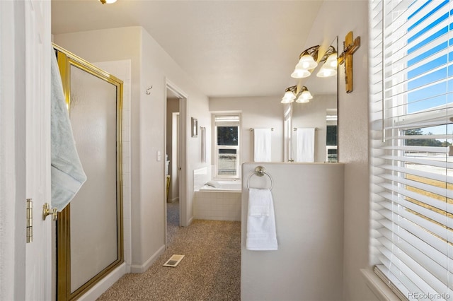 17950 Cumbres Rd, Peyton, CO 80831 - full bath with a stall shower and baseboards