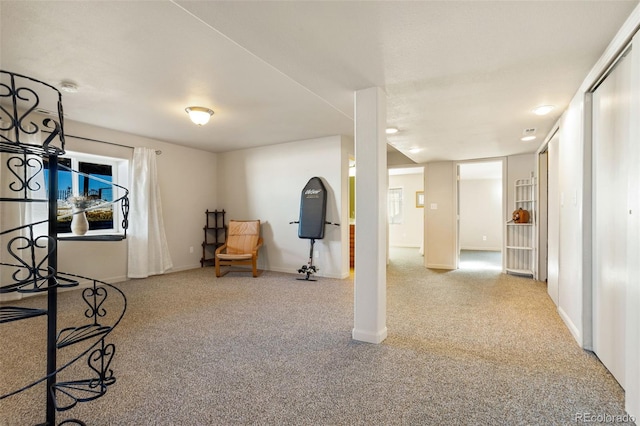 17950 Cumbres Rd, Peyton, CO 80831 - interior space with carpet flooring and baseboards