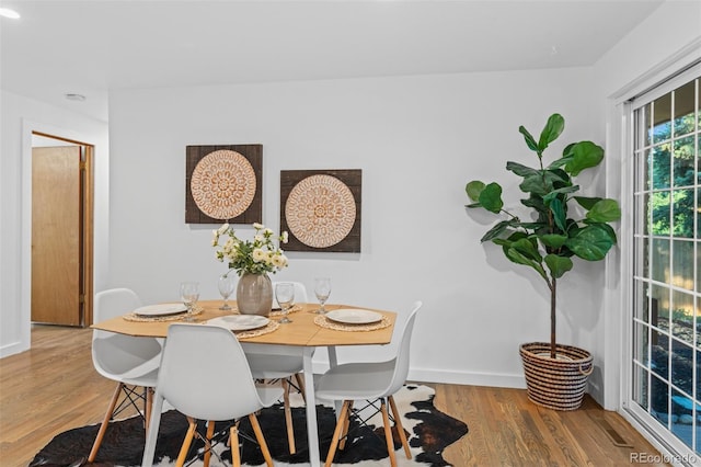 4100 Shaw Blvd, Westminster, CO 80031 - dining space featuring wood finished floors and baseboards