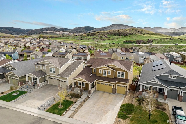 6173 Eldora St, Golden, CO 80403 - aerial view of residential area featuring a mountainous background