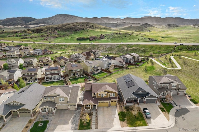 6173 Eldora St, Golden, CO 80403 - aerial view of residential area featuring a mountainous background