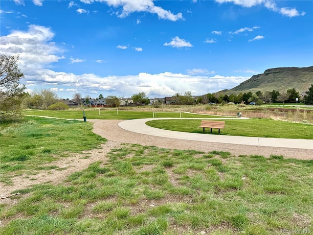 6173 Eldora St, Golden, CO 80403 - view of property's community featuring a mountain view and a yard