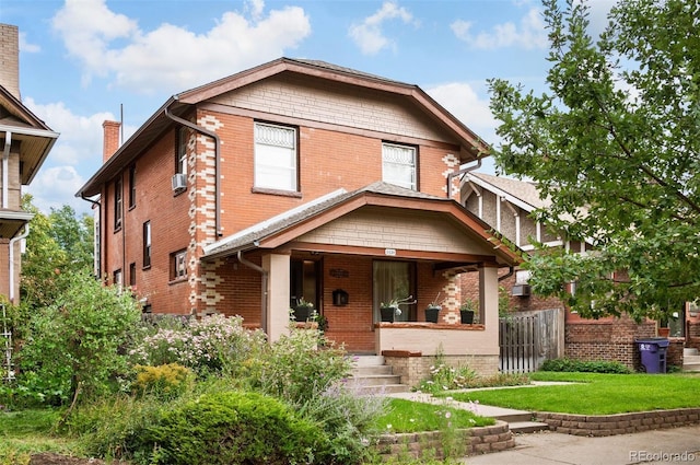 1430 Monroe St, Denver, CO 80206 - view of front of home featuring a porch and brick siding