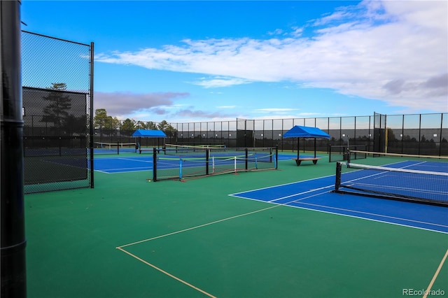 view of sport court