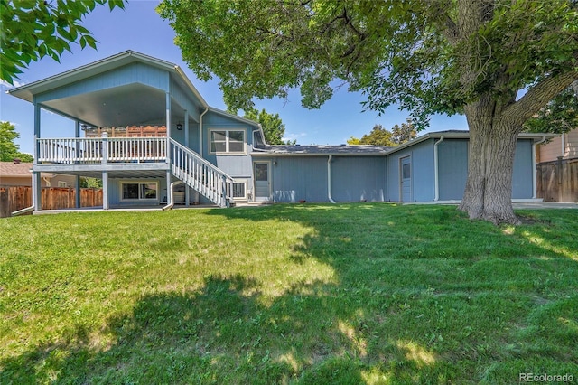 8160 W 81st Pl, Arvada, CO 80005 - back of house with stairs and a deck