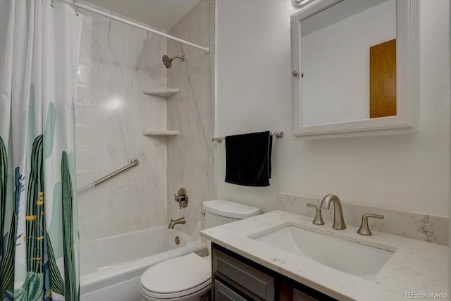 1769 S Lee St Unit B, Lakewood, CO 80232 - full bathroom with toilet, shower / tub combo with curtain, and vanity