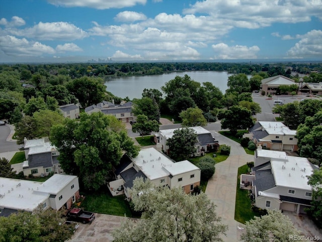 1769 S Lee St Unit B, Lakewood, CO 80232 - aerial view of residential area featuring a large body of water