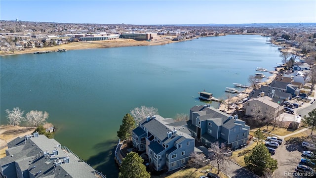 6840 Xavier Cir Unit 5, Westminster, CO 80030 - aerial view of residential area with a large body of water
