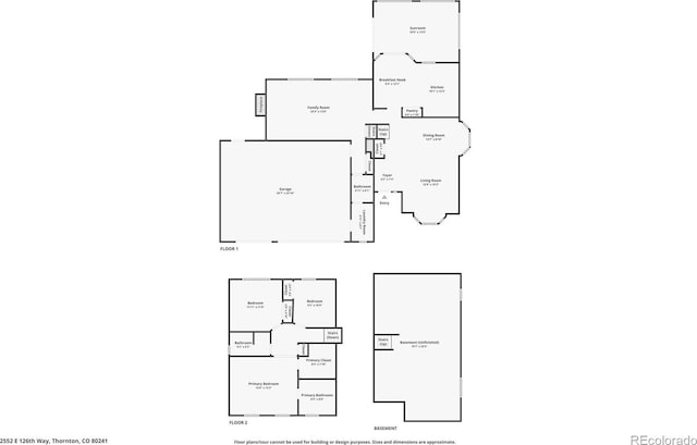 2552 E 126th Way, Thornton, CO 80241 - floor plan / room layout