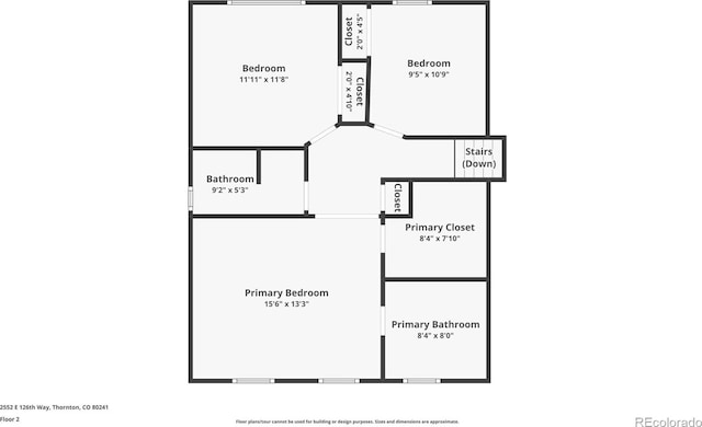 2552 E 126th Way, Thornton, CO 80241 - floor plan / room layout