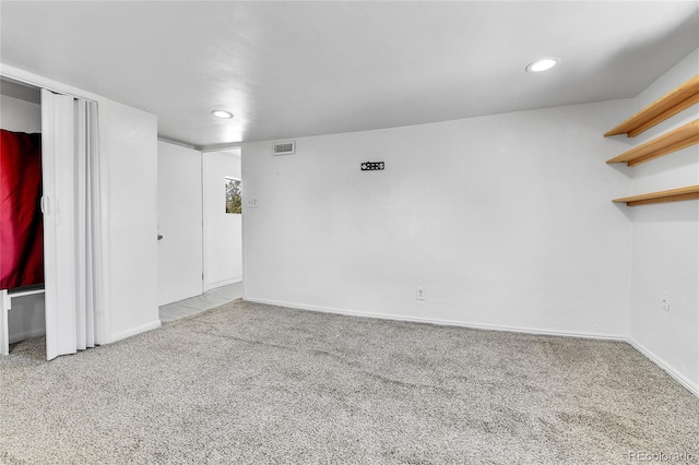6671 Grove St, Denver, CO 80221 - carpeted spare room with baseboards and recessed lighting