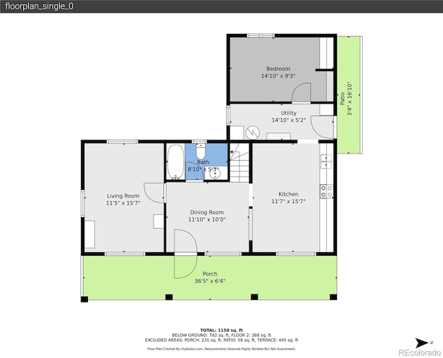 6671 Grove St, Denver, CO 80221 - floor plan / room layout