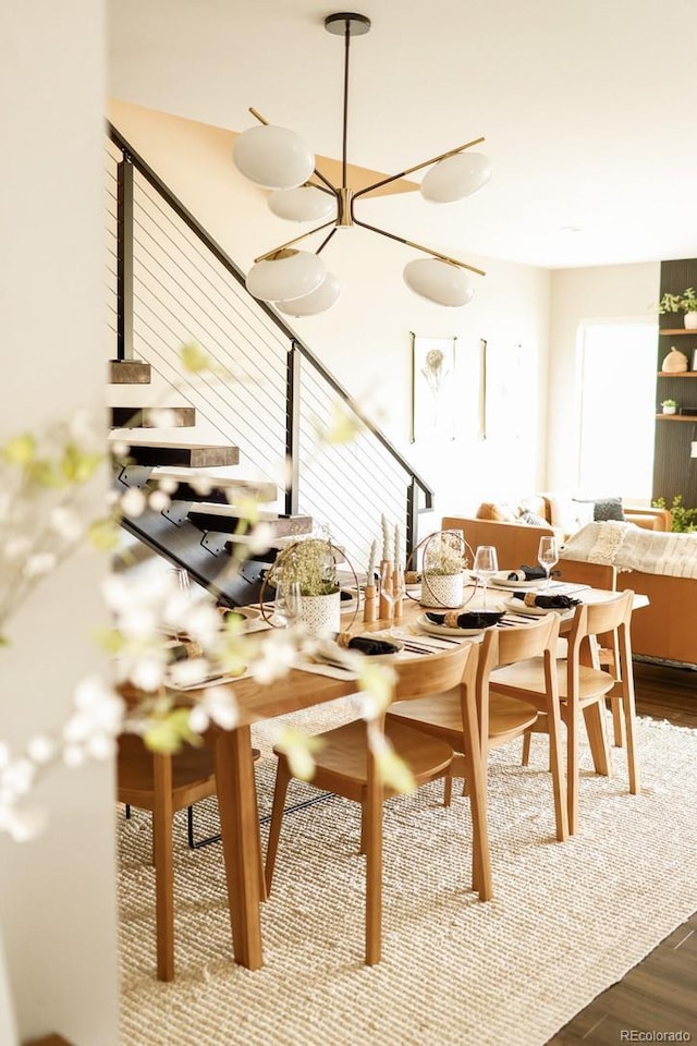 dining room featuring hardwood / wood-style floors