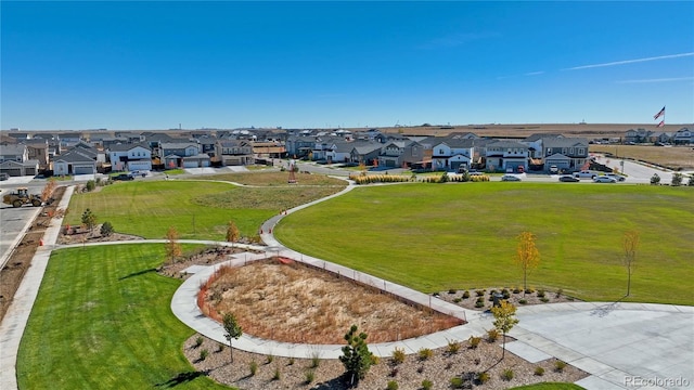 birds eye view of property featuring a residential view