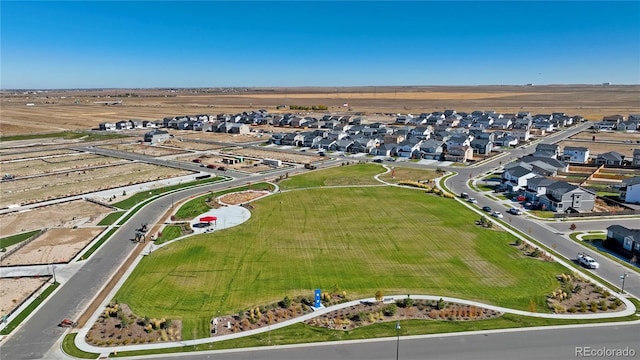 bird's eye view featuring a residential view
